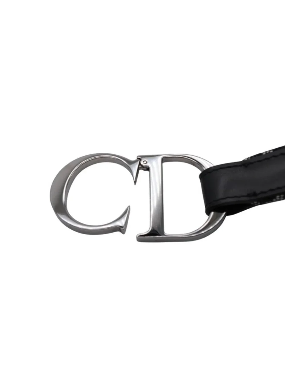 Dior Belt Trotter Line CD Logo Navy Gray